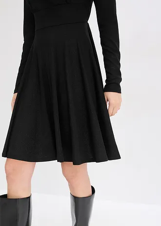 Rochie din jerse • negru • magazin bonprix
