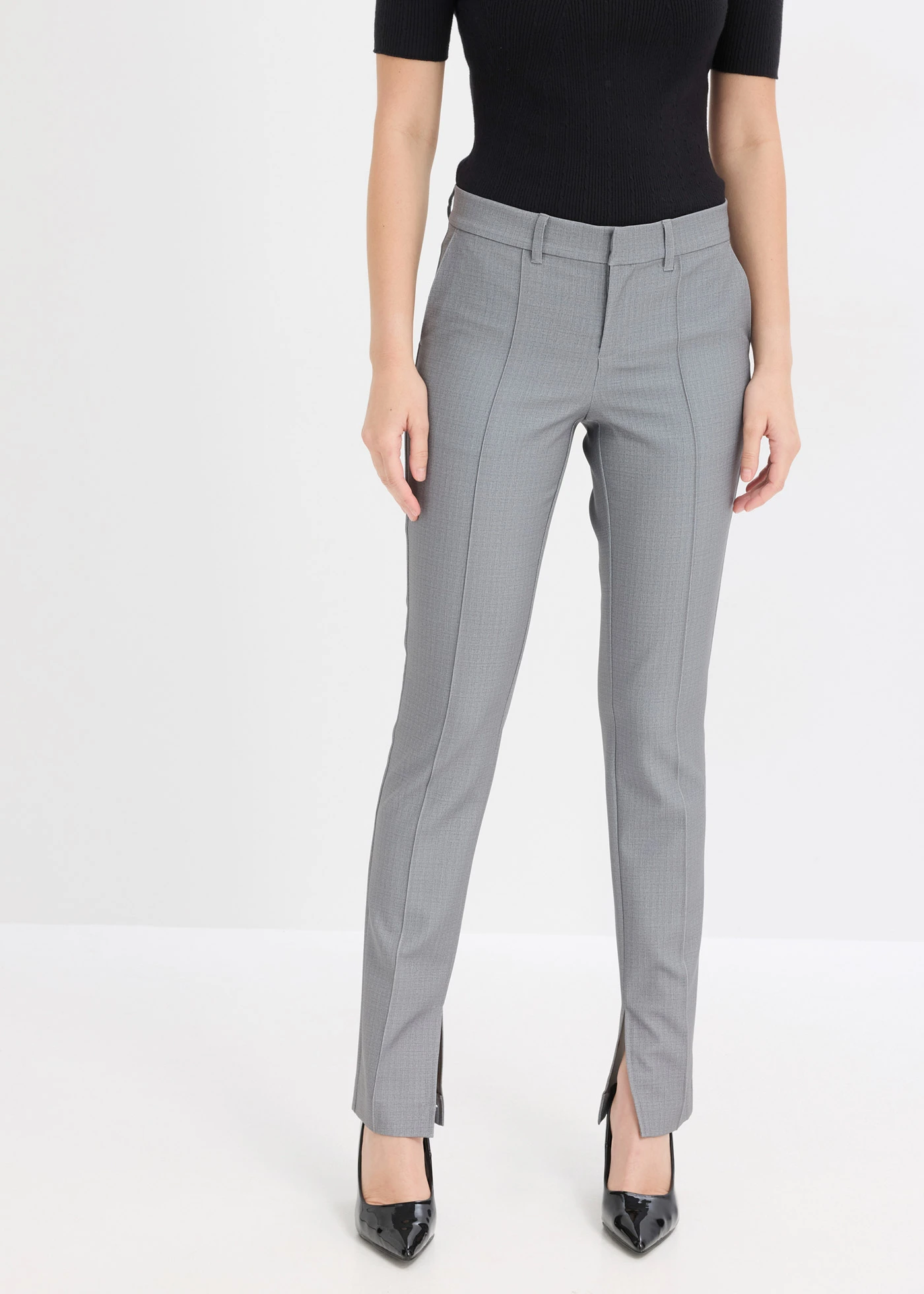 Pantalon de tailleur • gris chiné • Boutique bonprix