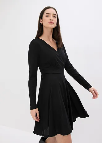 Jersey jurk • zwart • bonprix online shop