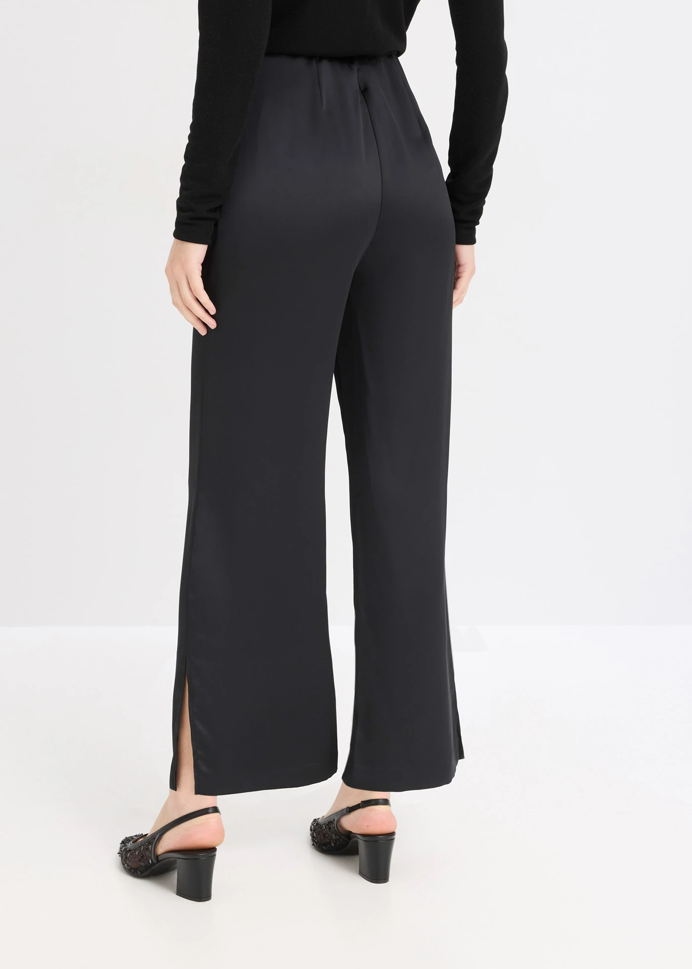 Pantalon palazzo • noir • Boutique bonprix