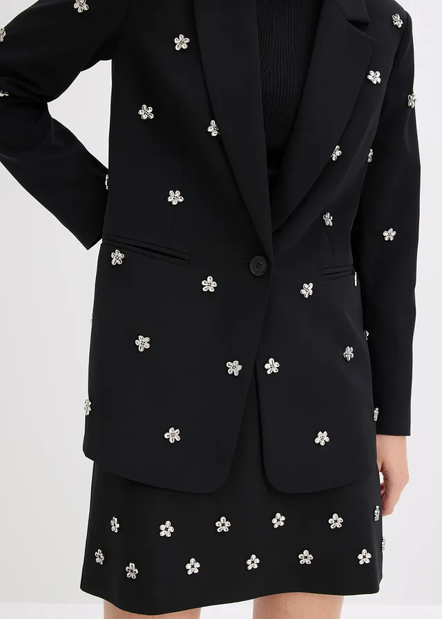Oversize blejzer • čierna • obchod bonprix