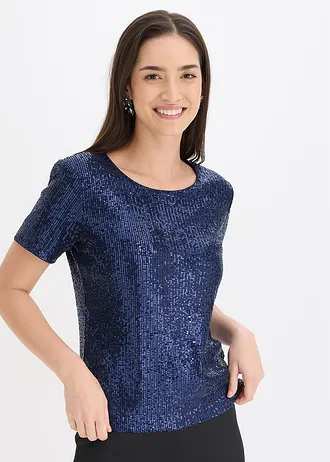 T-shirt • bleu foncé • Boutique bonprix