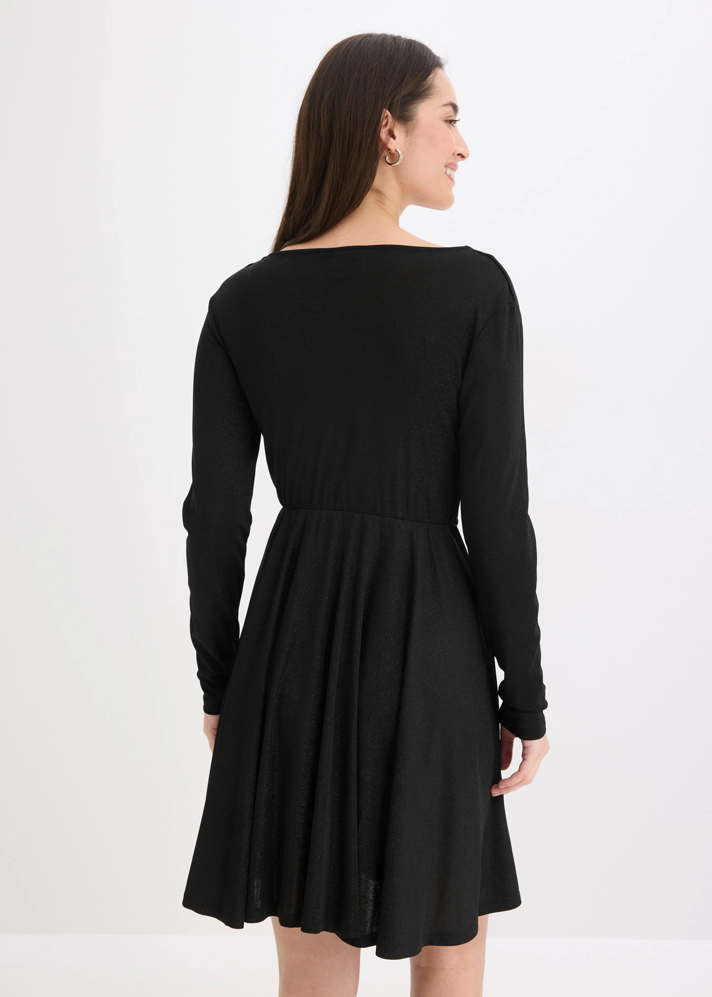 Jersey jurk • zwart • bonprix online shop