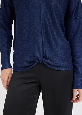 Hosszú ujjú póló • éjkék • bonprix áruház