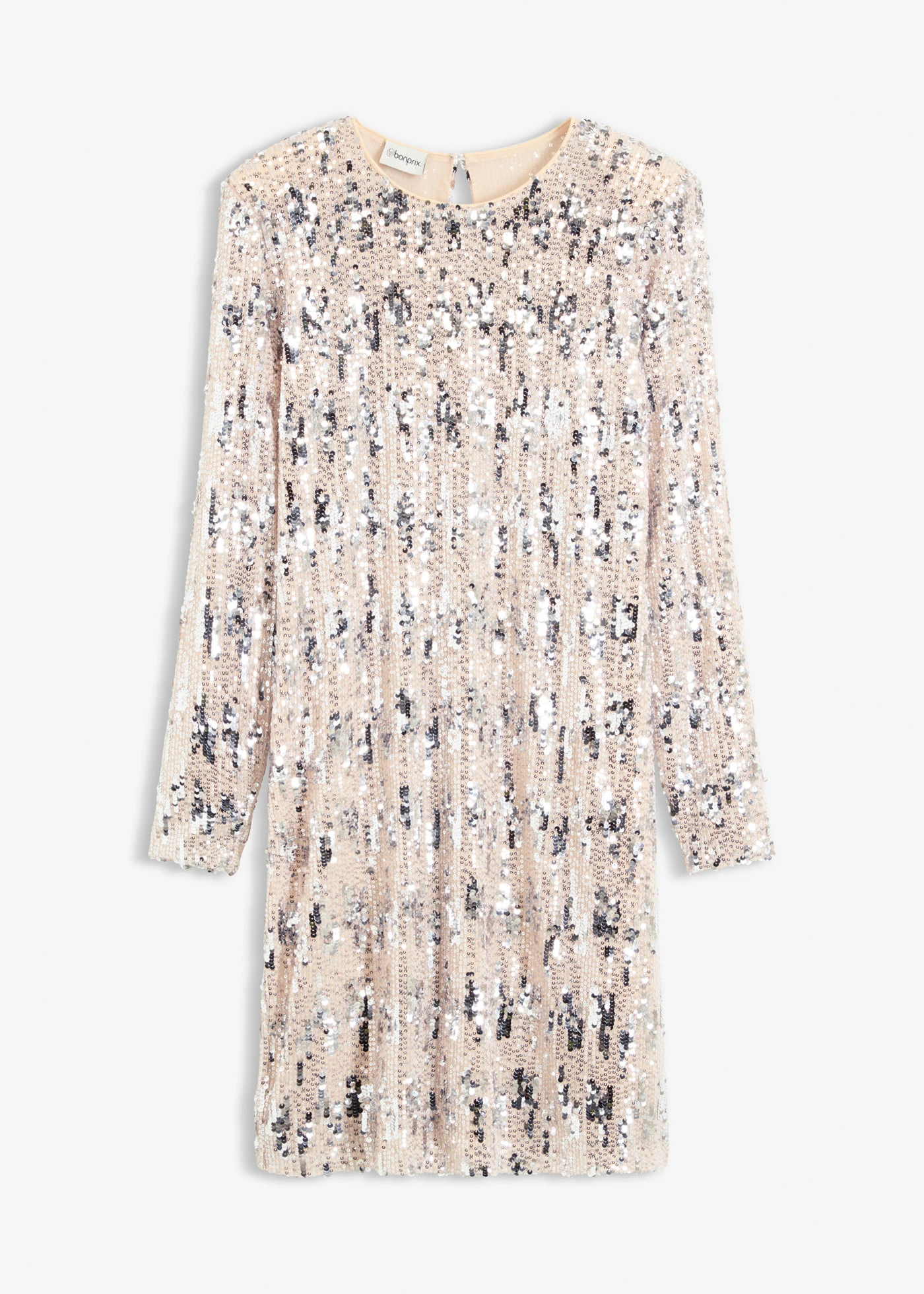 Rochie cu paiete • auriu/argintiu • magazin bonprix