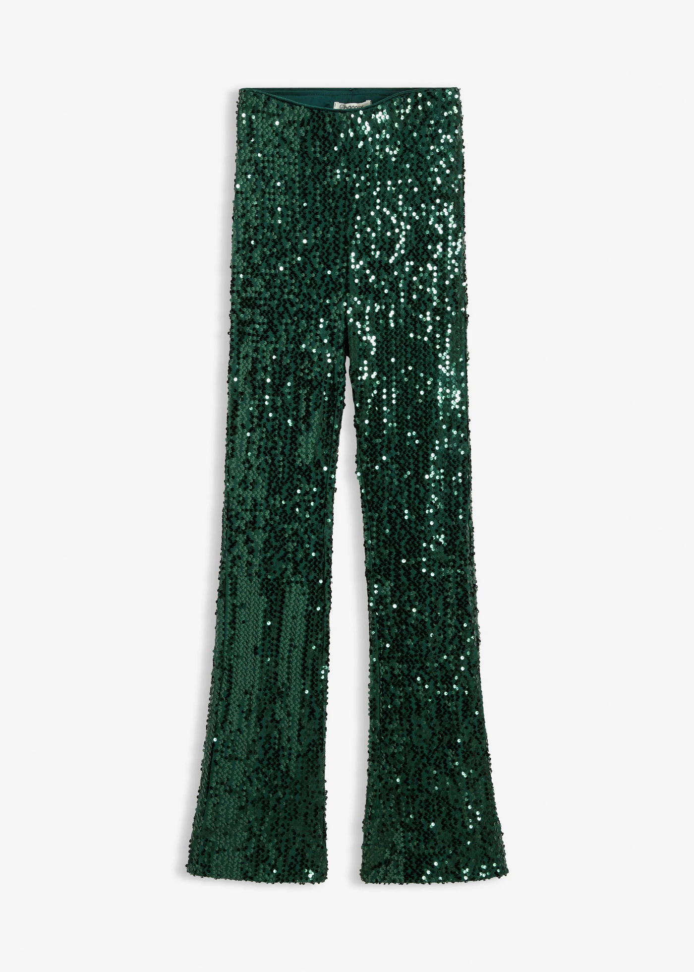 Pantalon à sequins • vert profond • Boutique bonprix