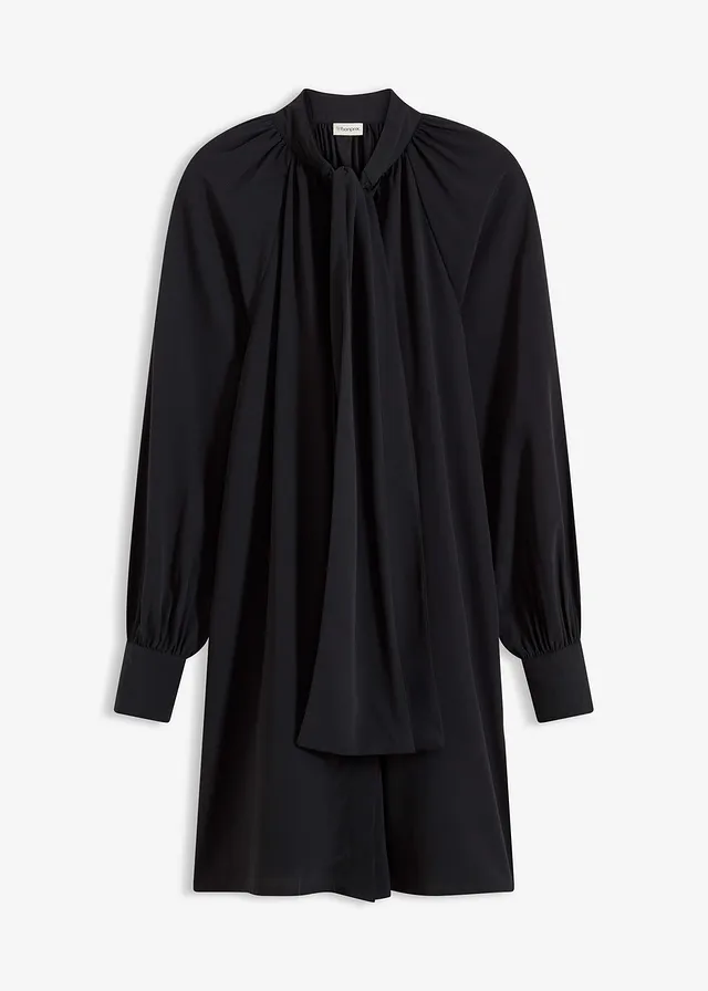 Robe-chemise à col lavallière