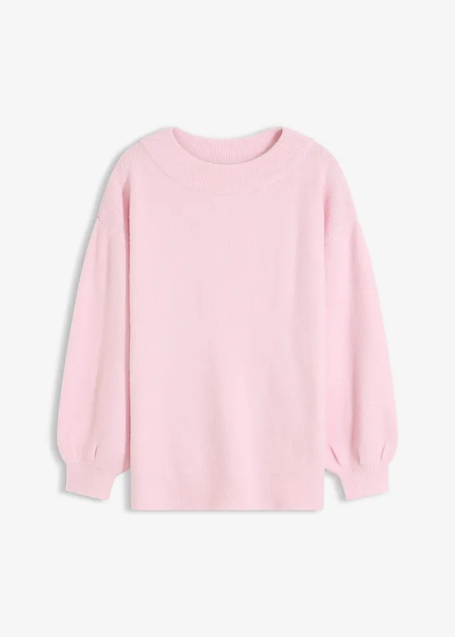 Pull à manches ballon • rose cristal • Boutique bonprix