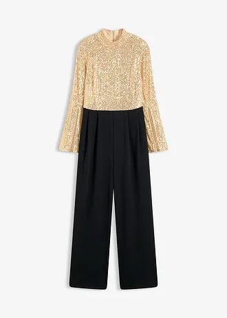 Combinaison en jersey avec haut à sequins