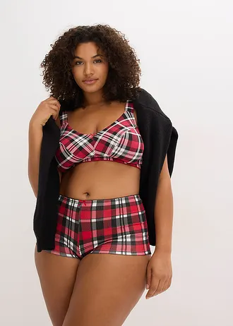 Maxi hipster (set van 4) • wolwit-violet-oudroze-zwart plus size • bonprix online shop