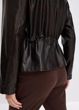 Geacă de imitație de piele • maro închis • magazin bonprix