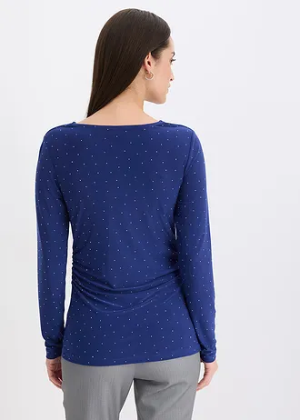 Longsleeve, Kleur: middernachtblauw