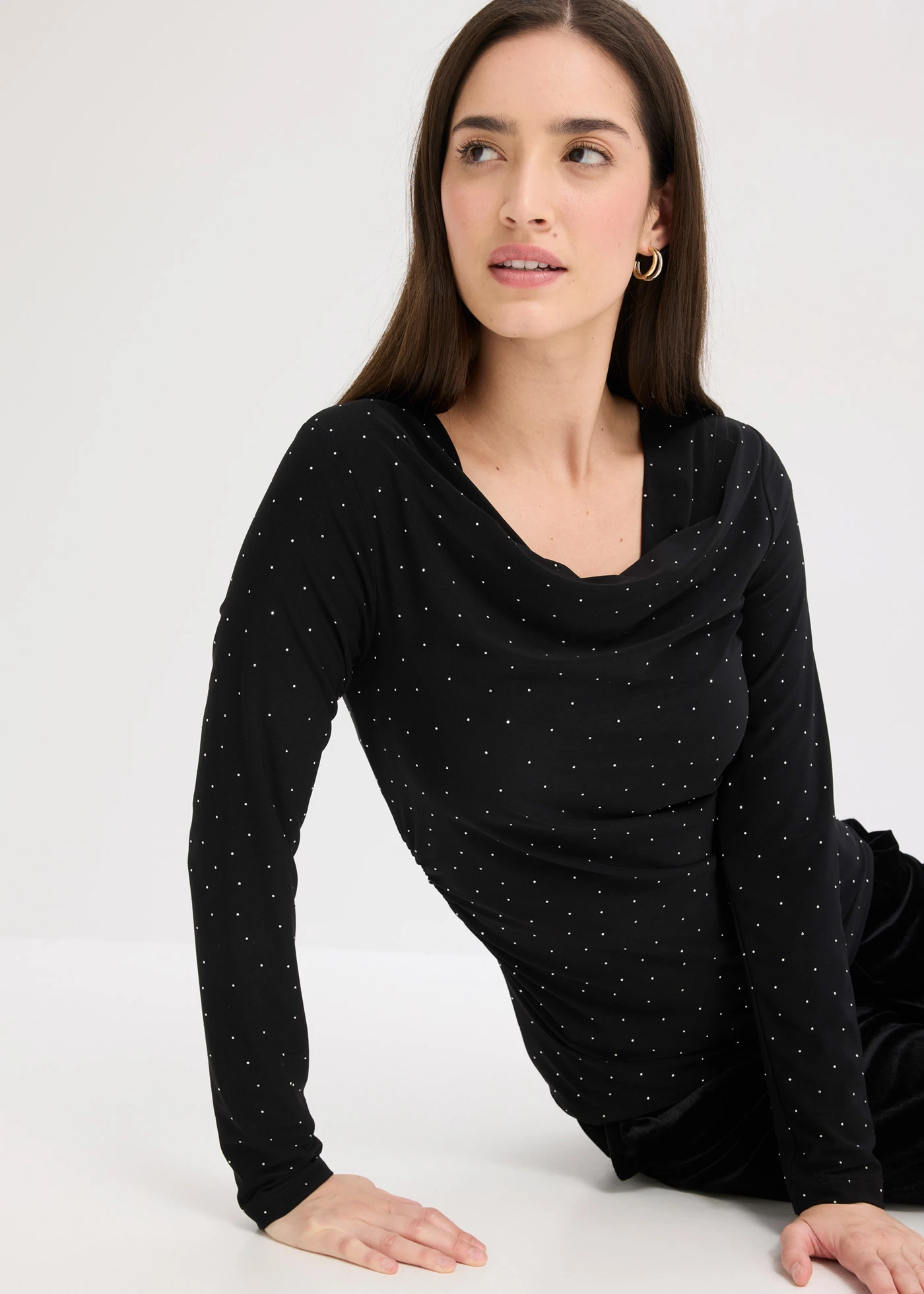 T-shirt manches longues • noir • Boutique bonprix