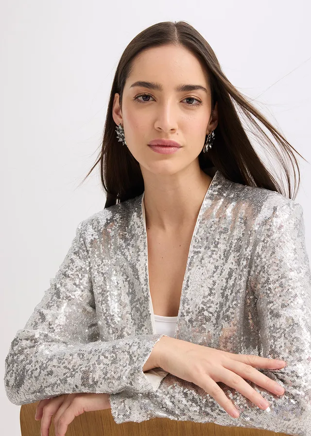 Blazer à sequins • argenté • product-page.page-title-suffix