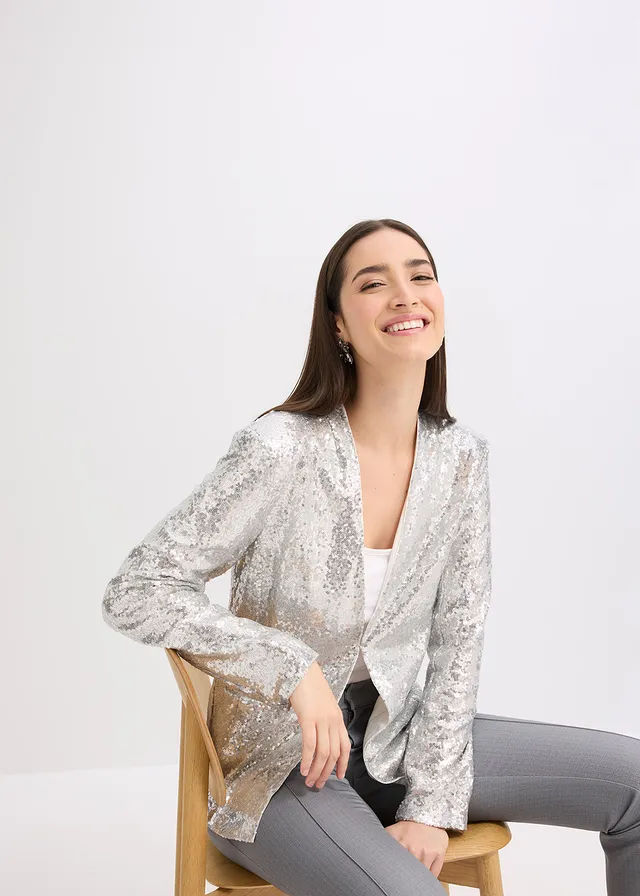 Blazer à sequins • argenté • product-page.page-title-suffix