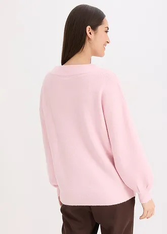 Pull à manches ballon • rose cristal • Boutique bonprix