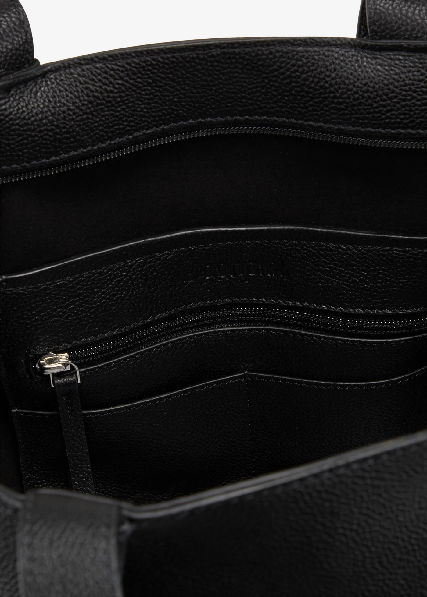 Bőr bevásárló táska • fekete • bonprix áruház