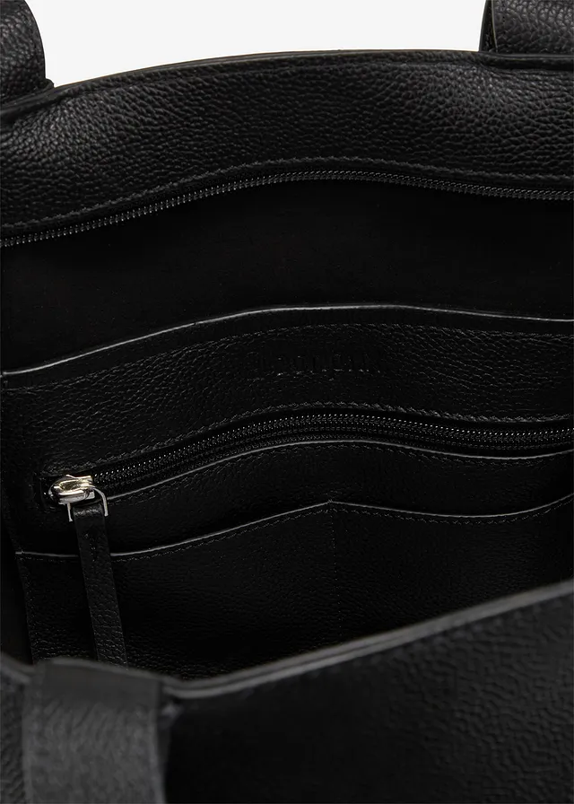 Leren shopper • zwart • product-page.page-title-suffix