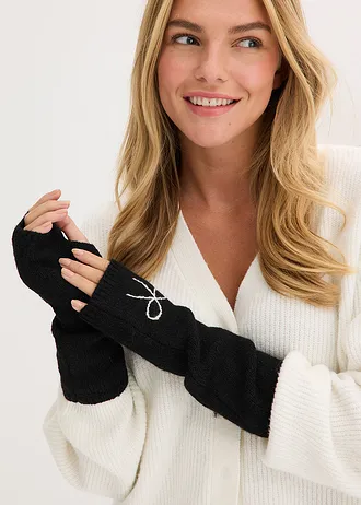 Rukavice bez prstů • černá • bonprix obchod