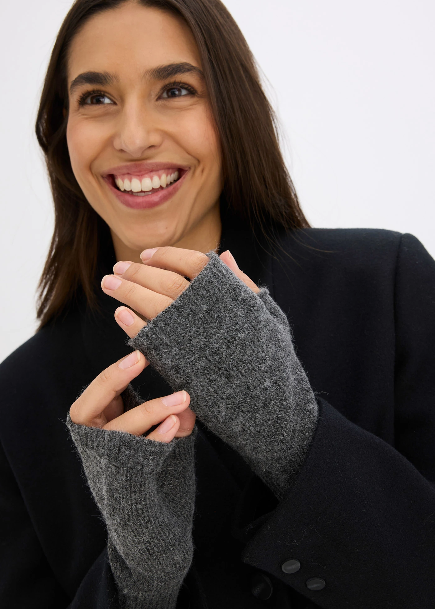 Armwarmers (set van 2) • lichtblauw/grijs • bonprix online shop