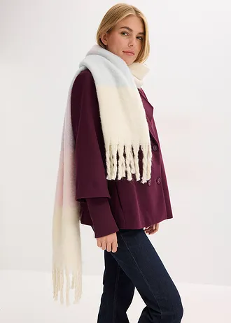 Șal • liliachiu-crem-bleu-roz pal • magazin bonprix