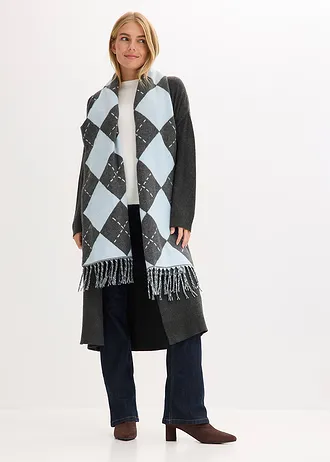 Sjaal • lichtblauw-grijs gemêleerd • bonprix online shop