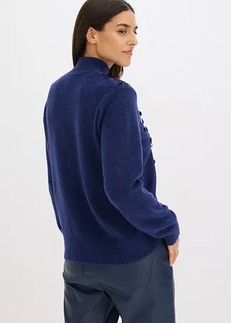 Pull à sequins • bleu nuit • Boutique bonprix