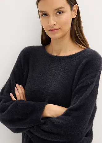 Oversized trui • zwart • bonprix online shop