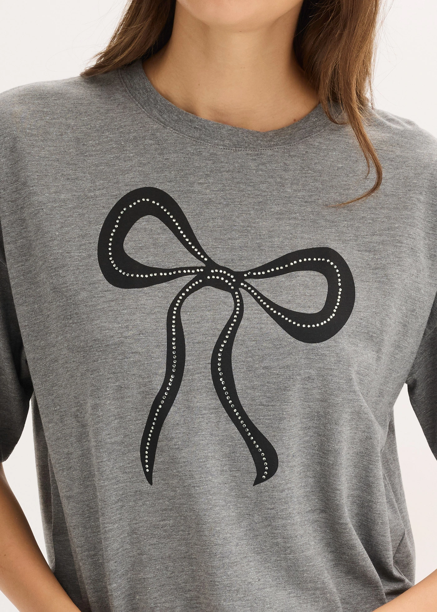 Oversized shirt • grijs gemêleerd • bonprix online shop