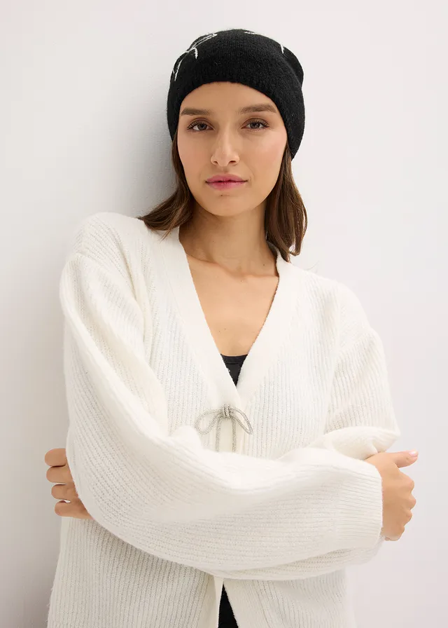 Gilet court en maille • écru • product-page.page-title-suffix