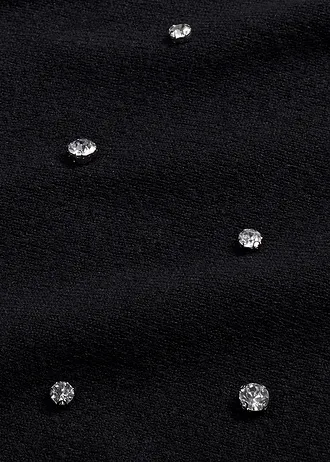 Kötött ruha puha viszkóz-keverékből • fekete • bonprix áruház