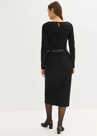 Rochie din jerse • negru • magazin bonprix