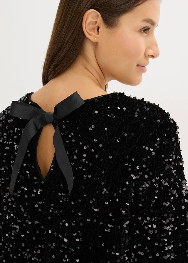 Robe courte à sequins • noir • product-page.page-title-suffix