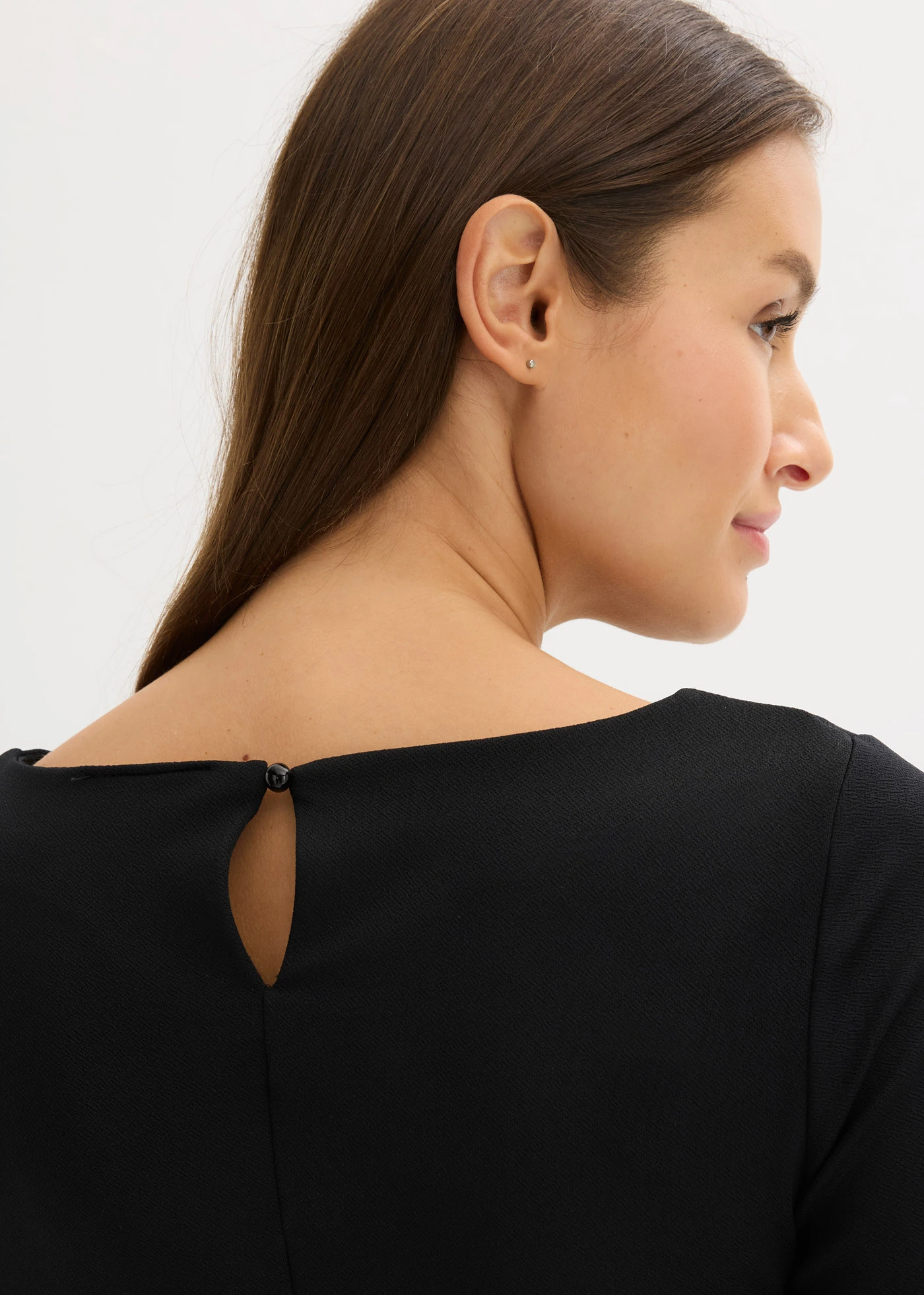 Rochie din jerse • negru • magazin bonprix