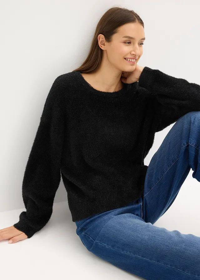 Pull en fine maille • noir • product-page.page-title-suffix