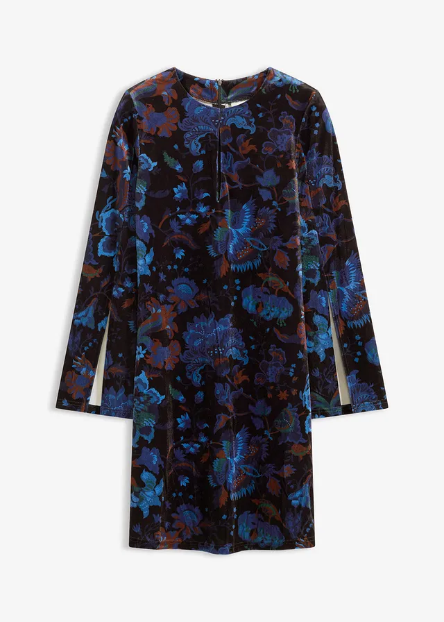 Rochie mini din catifea fluidă