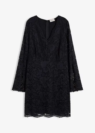 Rochie din dantelă cu mâneci largi