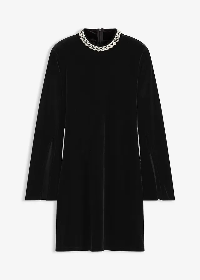 Rochie mini din catifea fluidă