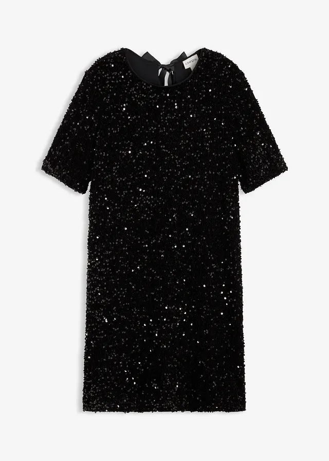Robe courte à sequins