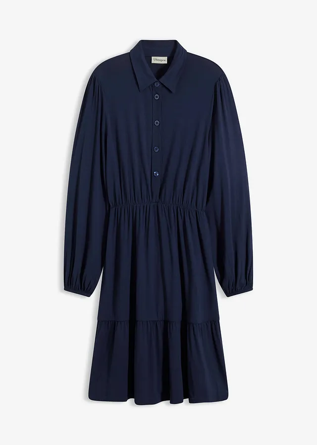 Rochie din jerse din amestec cu viscoză