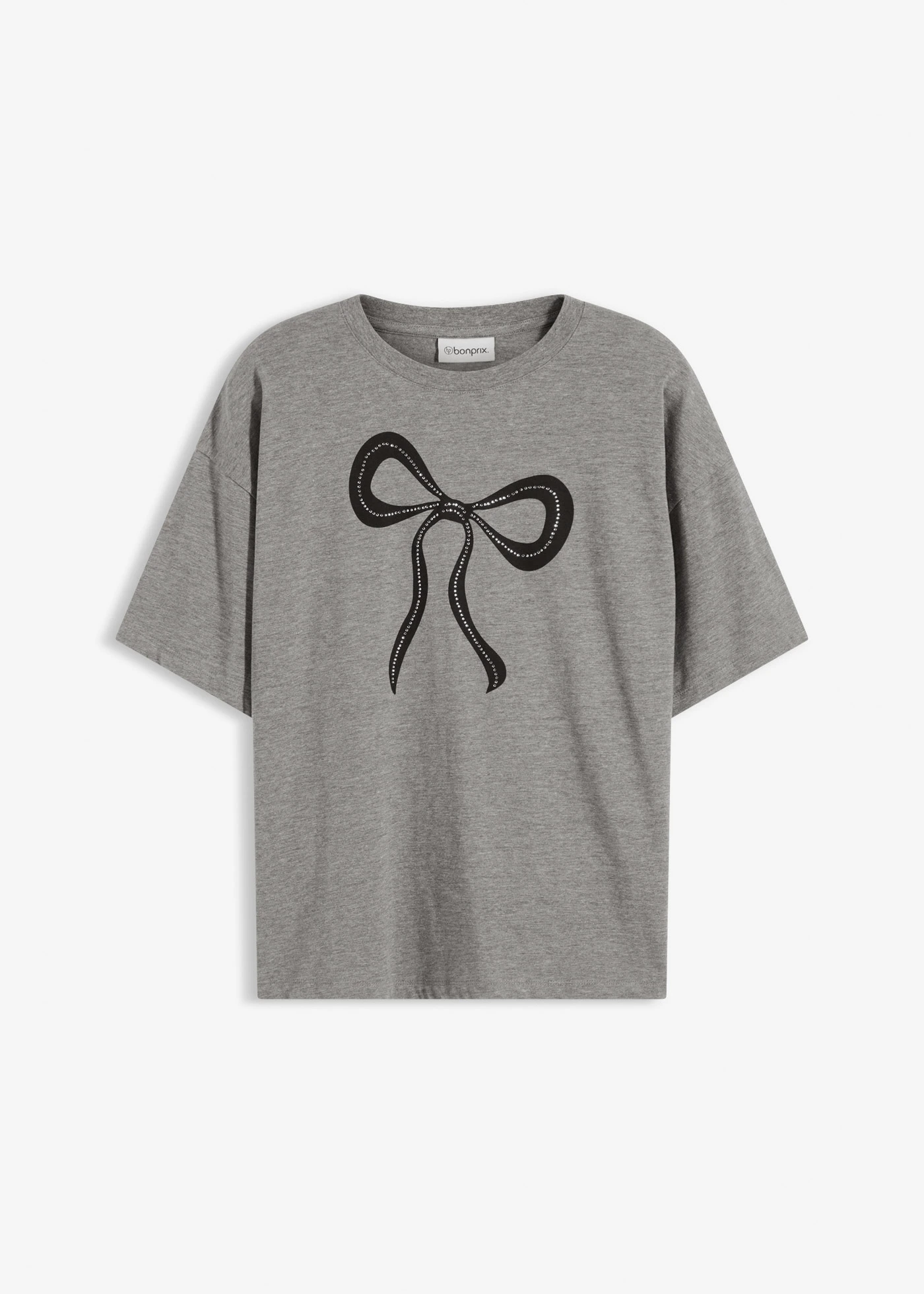 Oversized shirt • grijs gemêleerd • bonprix online shop