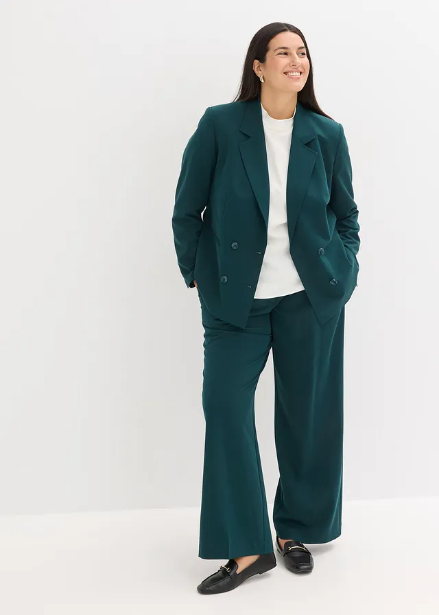 Tailleur pantalon, Couleur: vert profond