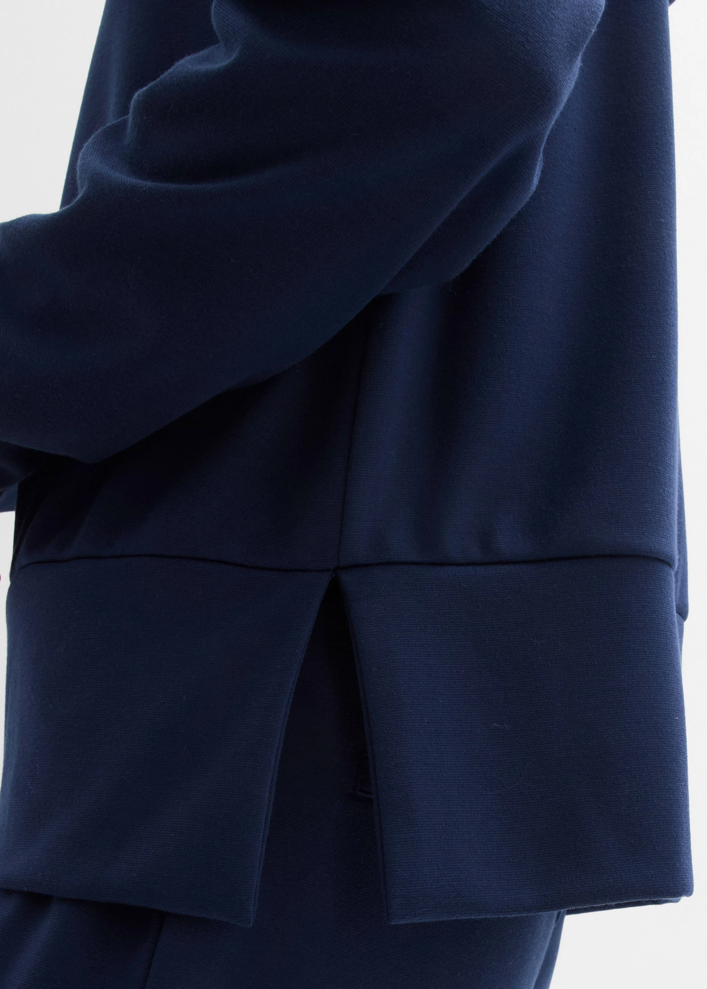 Hanorac din material Punto di Roma comod • bleumarin • magazin bonprix