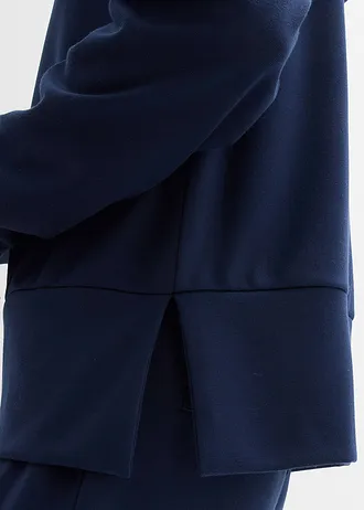 Hanorac din material Punto di Roma comod • bleumarin • magazin bonprix