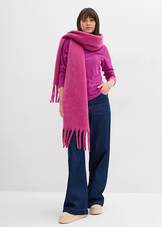 Termo tričko se stojáčkem • tmavě fuchsiová • bonprix obchod