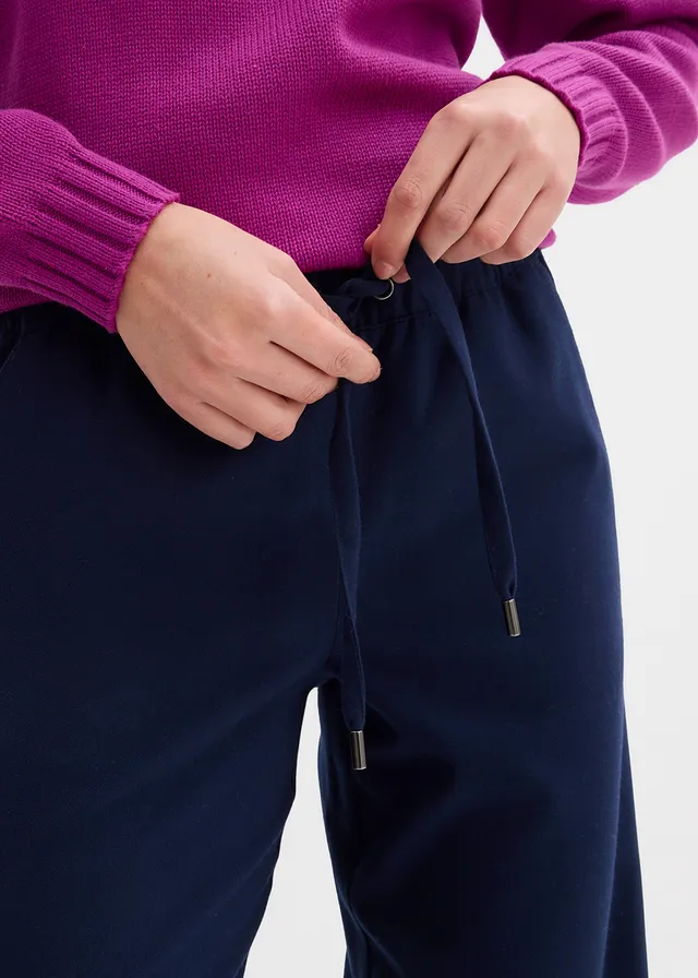 Pantalon à taille élastiquée • bleu foncé • product-page.page-title-suffix