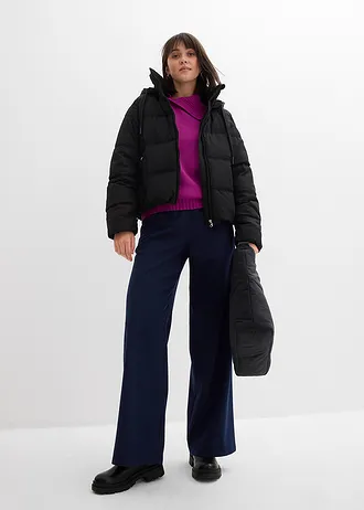 Prešívaná bunda, krátka • čierna • obchod bonprix