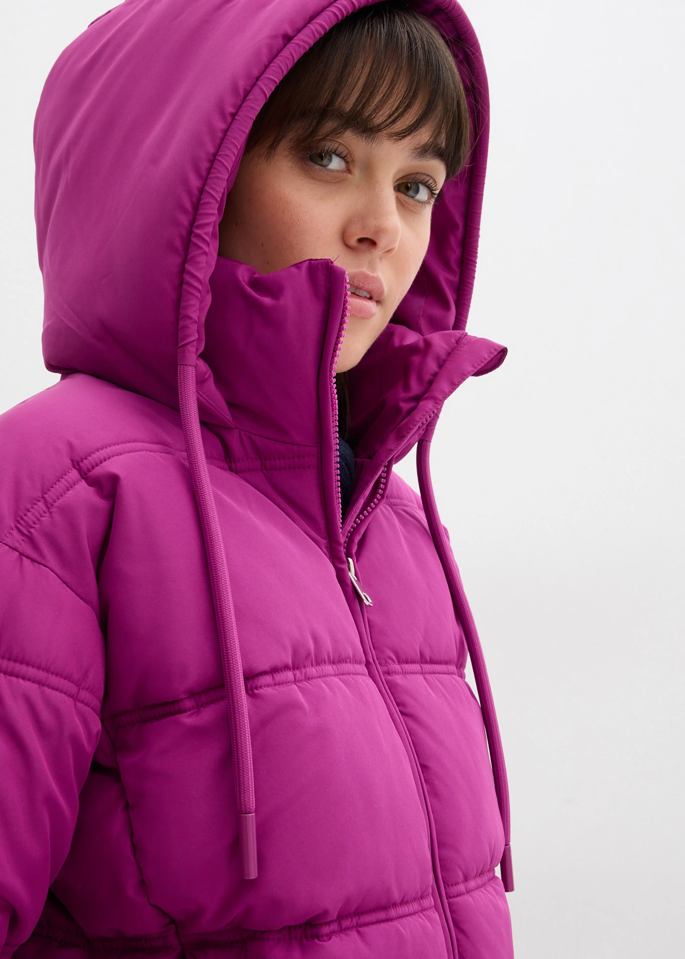 Geacă matlasată scurtă • fucsia închis • magazin bonprix