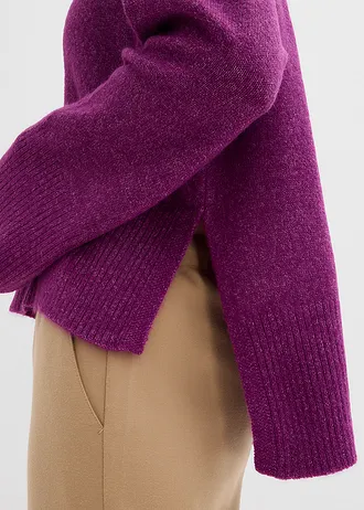 Oversized trui • donkerfuchsia • bonprix online shop