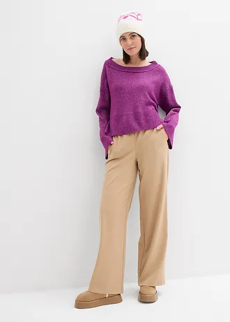 Oversized trui • donkerfuchsia • bonprix online shop